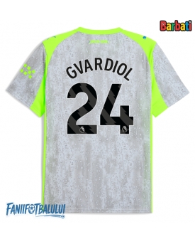 Manchester City Josko Gvardiol #24 Tricou Fotbal Replică 2025-26 Barbati Treilea